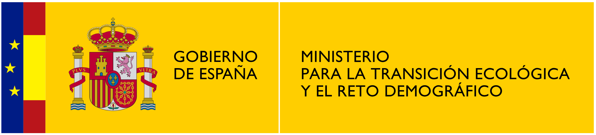 Logo Ministerio para la transición Ecológica y el Reto Demográfico